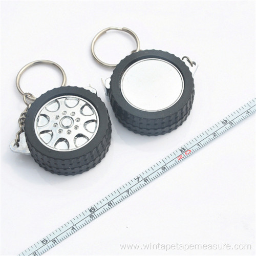 1M Tire-shaped Mini Steel Tape Measure